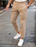 New Comfortable and Stylish Men&#039;s Casual Western Pants with Pleats