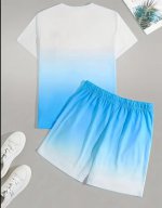 Men&#039;s 2pcs t-shirt and short shorts, stretch fabric for summer 