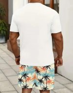 Men&#039;s 2pcs t-shirt and short shorts, stretch fabric for summer 