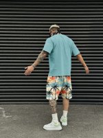 Men&#039;s 2pcs t-shirt and short shorts, stretch fabric for summer 